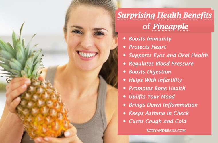 Pineapple juice benefits for female best sale